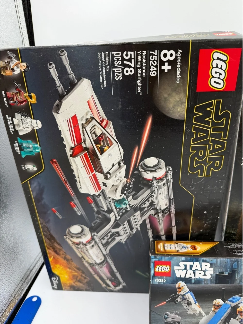 LEGO BOXES ONLY Y-Wing Starfighter, AT-RAIDER, and a small troop transport set